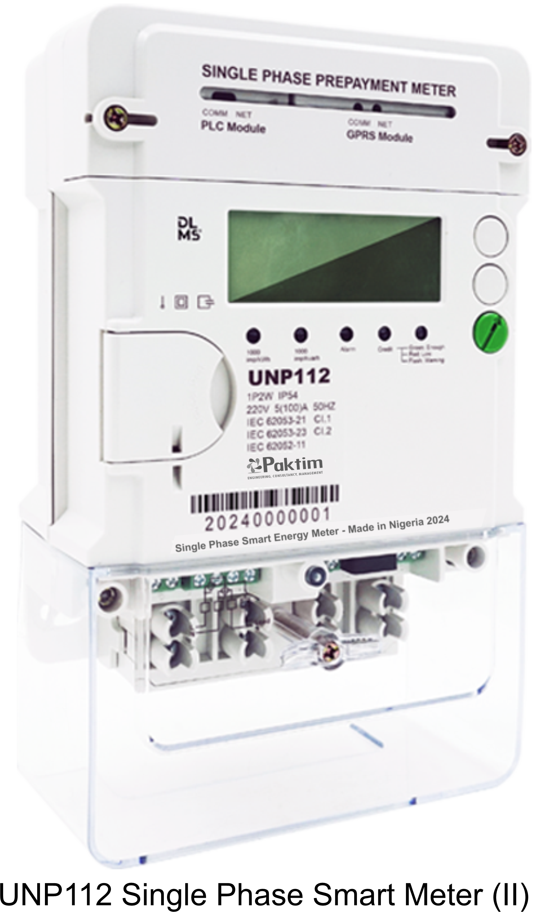 Single Phase AMI Meter UNP112  Single Phase Smart Meter (II)